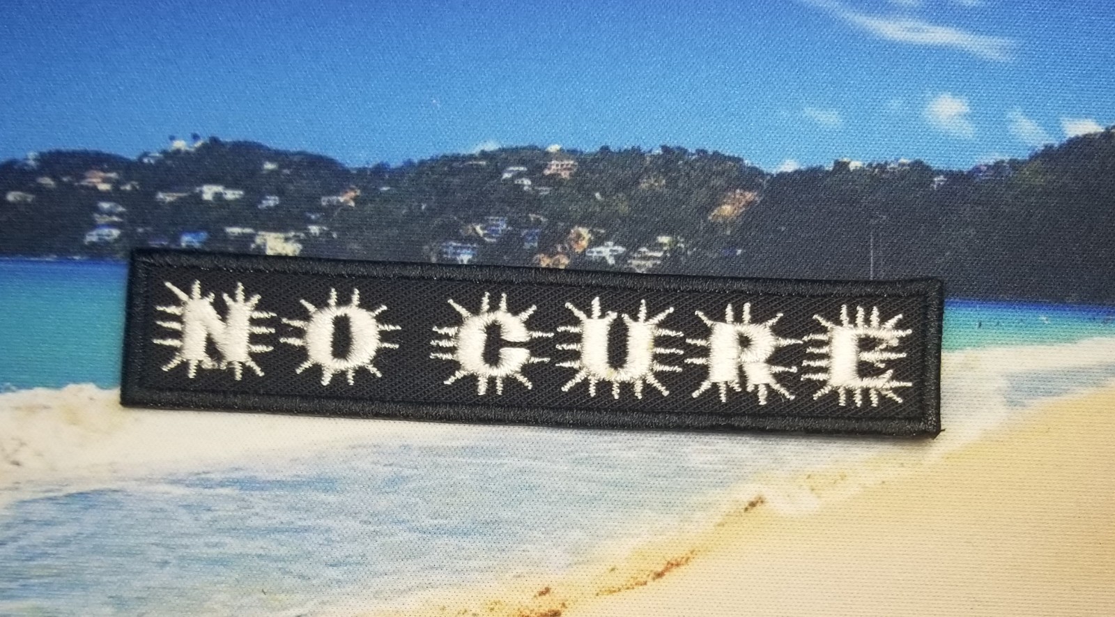 EMBROIDERED NO CURE METAL BAND PATCH (Please Read Ad)