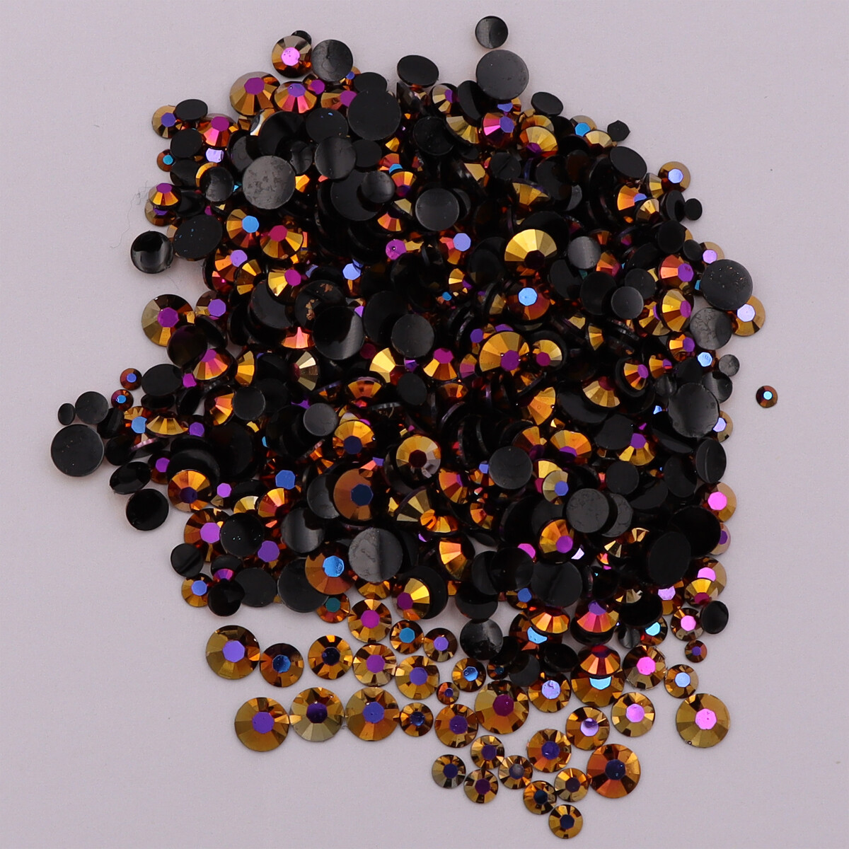 Resin Non Hot Fix Rhinestones Flat Back Gem Plastic Crystals Trimming For Crafts