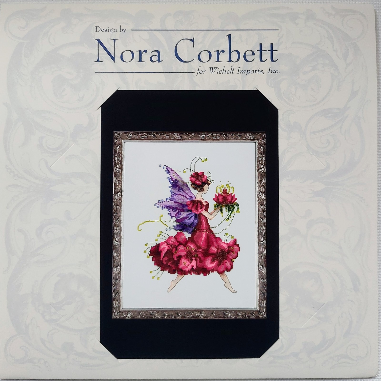 Nora Corbett Geranium Beaded Cross Stitch Pattern and Mill Hill Beads NC198