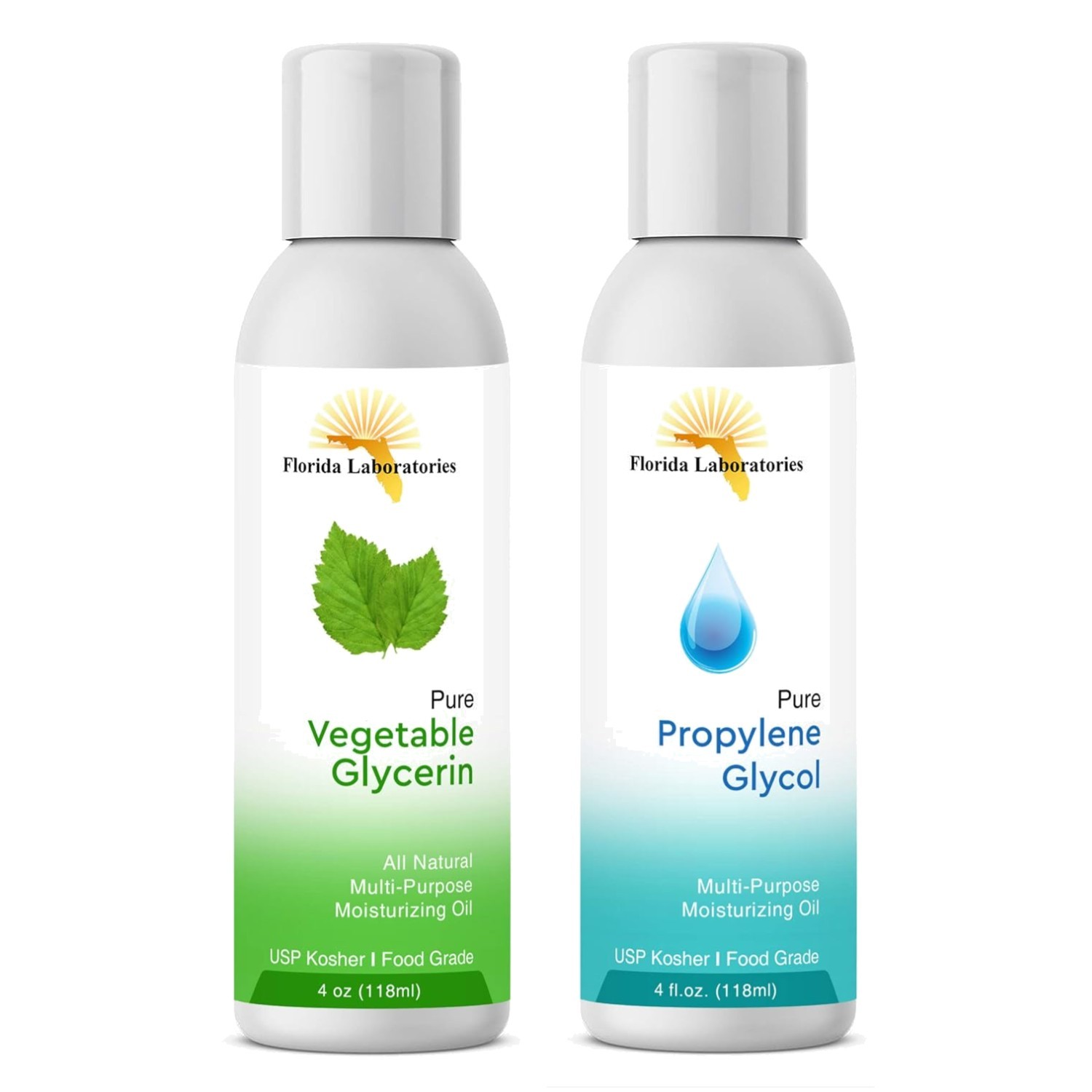 Pure Food Grade Veg Glycerine & Propylene Glycol – Twin Pack