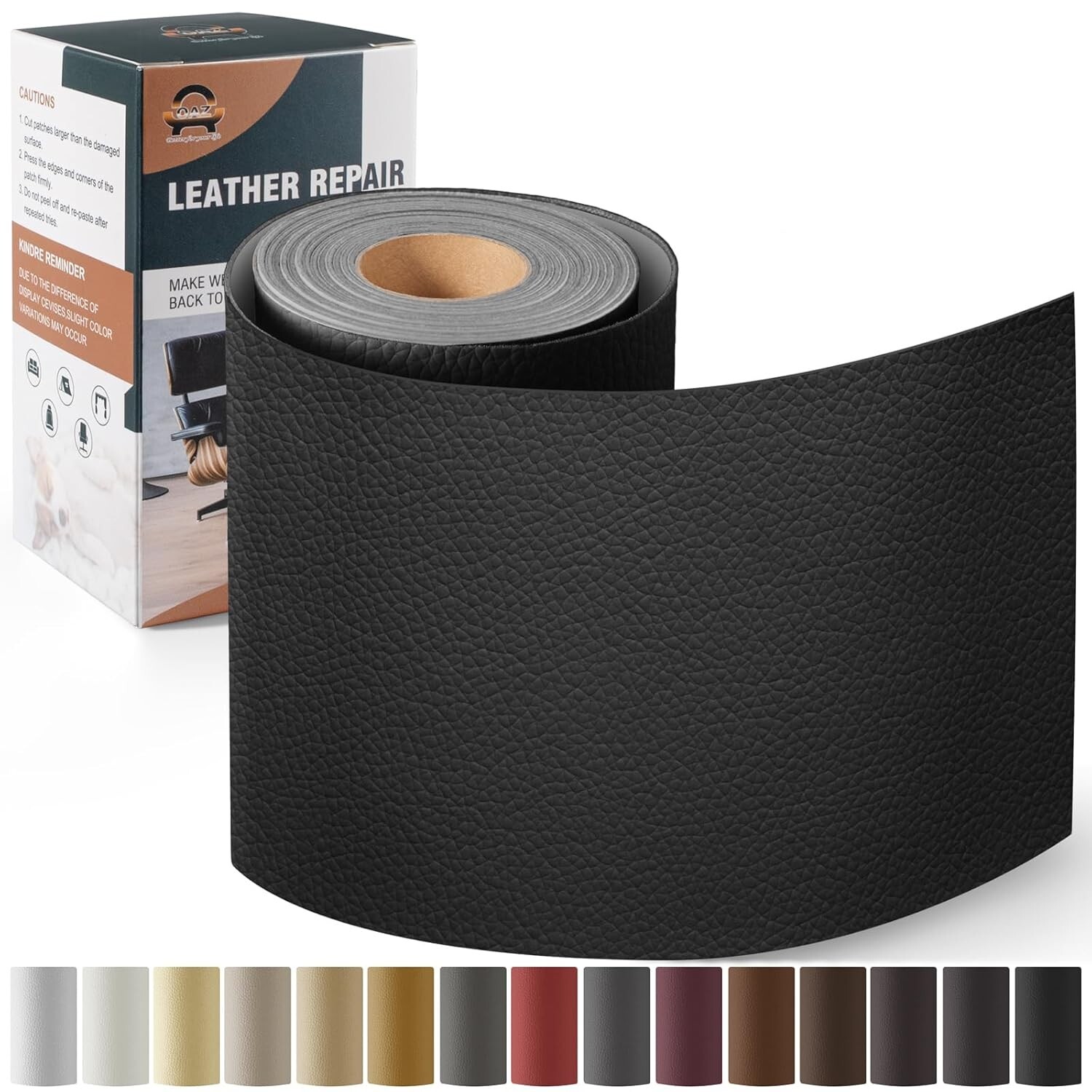 Leather Repair Kit for Furniture 4″x 63″, Self Adhesive Patch Kit for Furniture