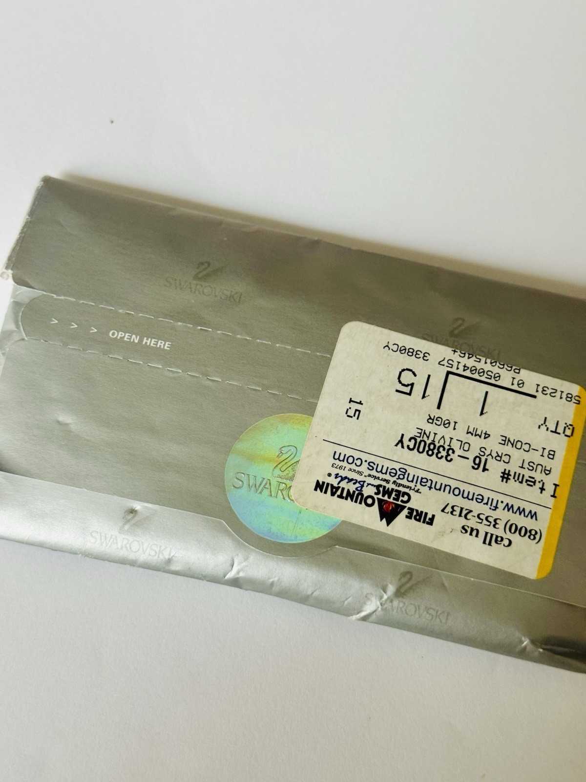 Factory Sealed Swarovski Crystal 5301 4mm Bicone Beads Olivine 228 10 Gross NOS