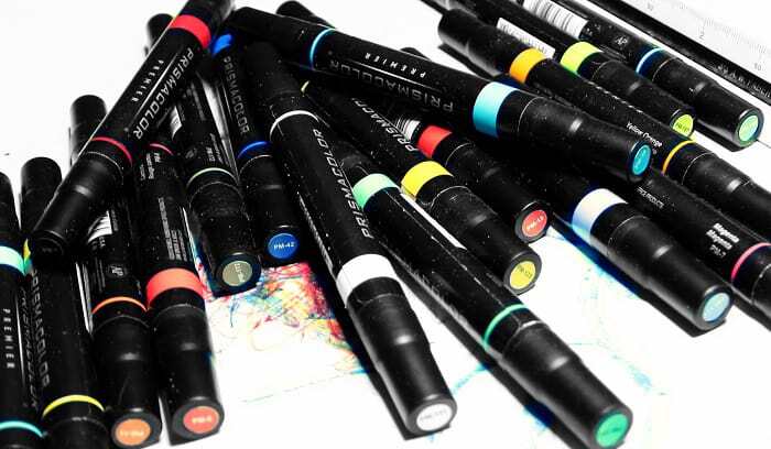 PrismaColor Dual Tip Chisel / Fine Point (PM) Markers Various Colors