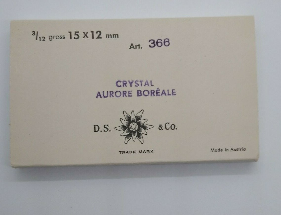 Swarovski Crystal Clear AB Faceted Rectangle 5105 Beads; 3 Sizes 8mm, 10mm, 15mm