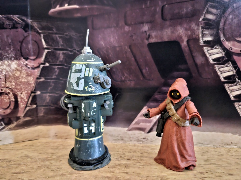 Original Trilogy Scenic Backdrop Display 6 Pack Star Wars Hasbro Kenner 3.75