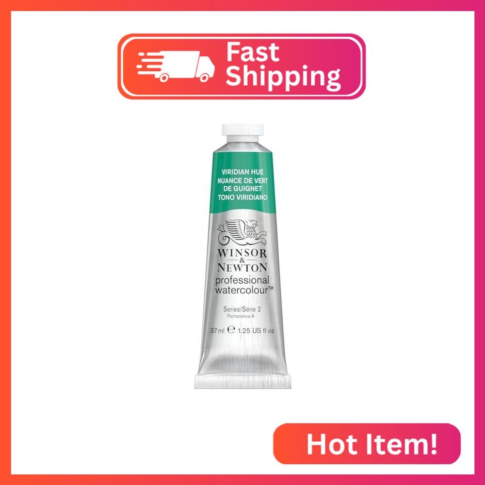 Winsor & Newton Professional Watercolour Revival, 37ml Tube, Viridian Hue