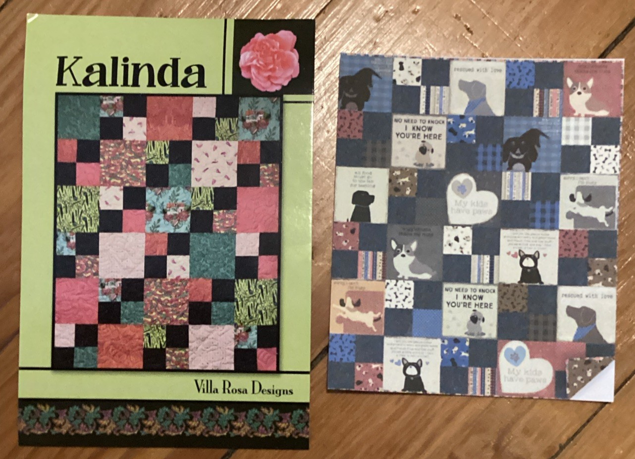 Villa Rosa Designs Quilt Kit 45” x 54” – A Dog’s Life Clothworks Fabric