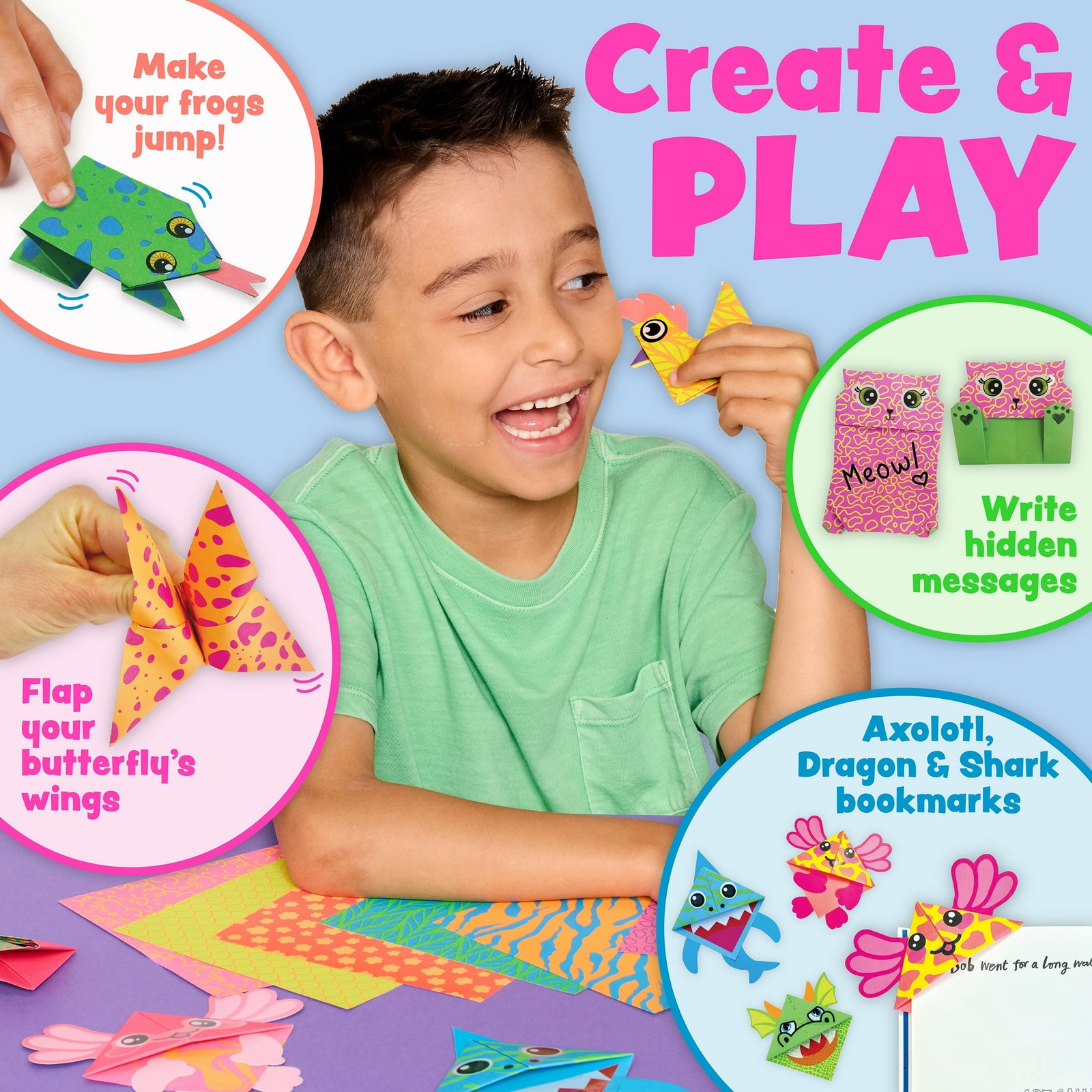 Creativity for Kids Craft: 60 Bright Papers, DIY Arts & Crafts for Kids