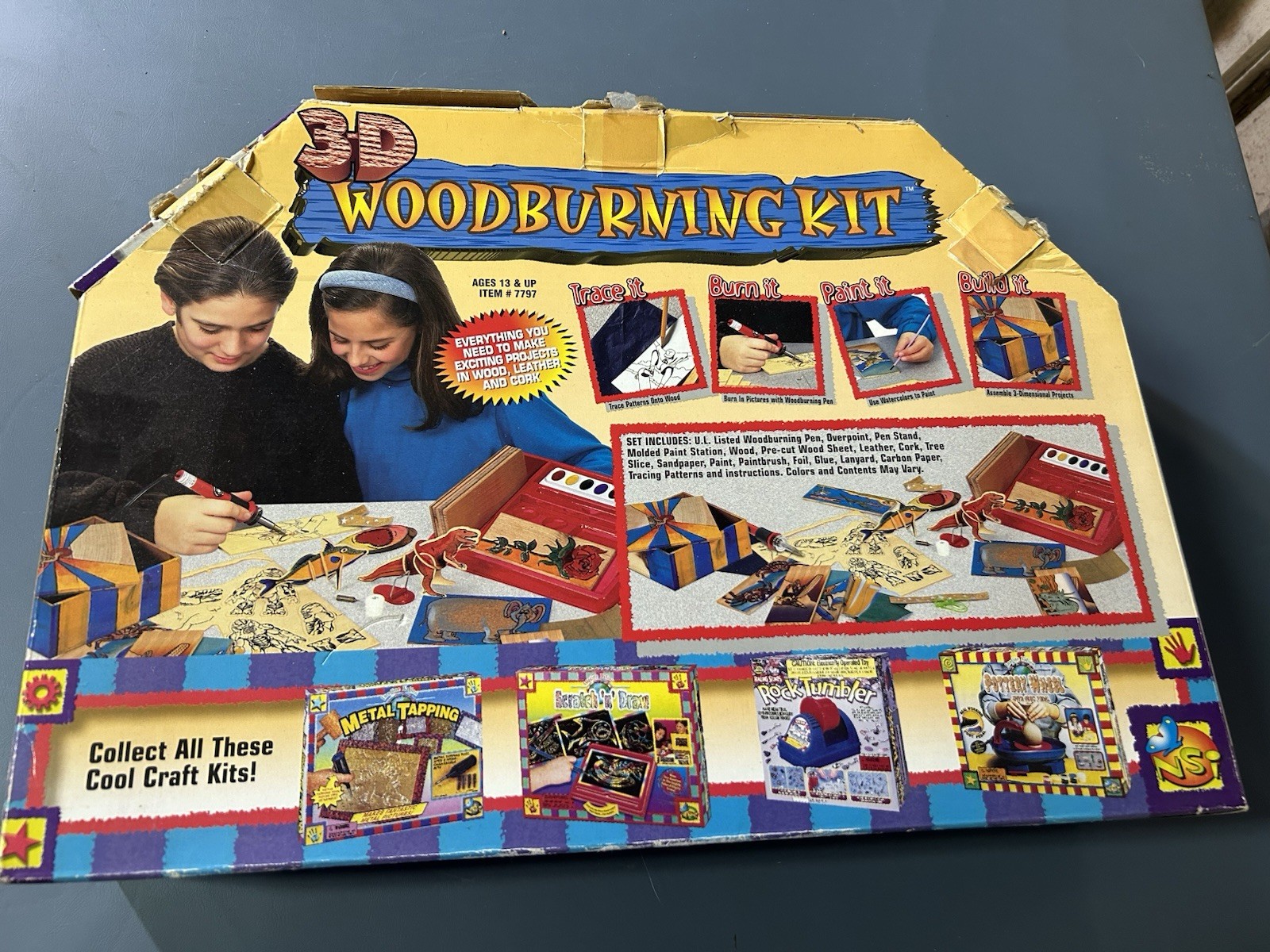 1993 Wood Burning Kit-Vintage NSI Master Wood Burning Kit – Ages 13 and Up
