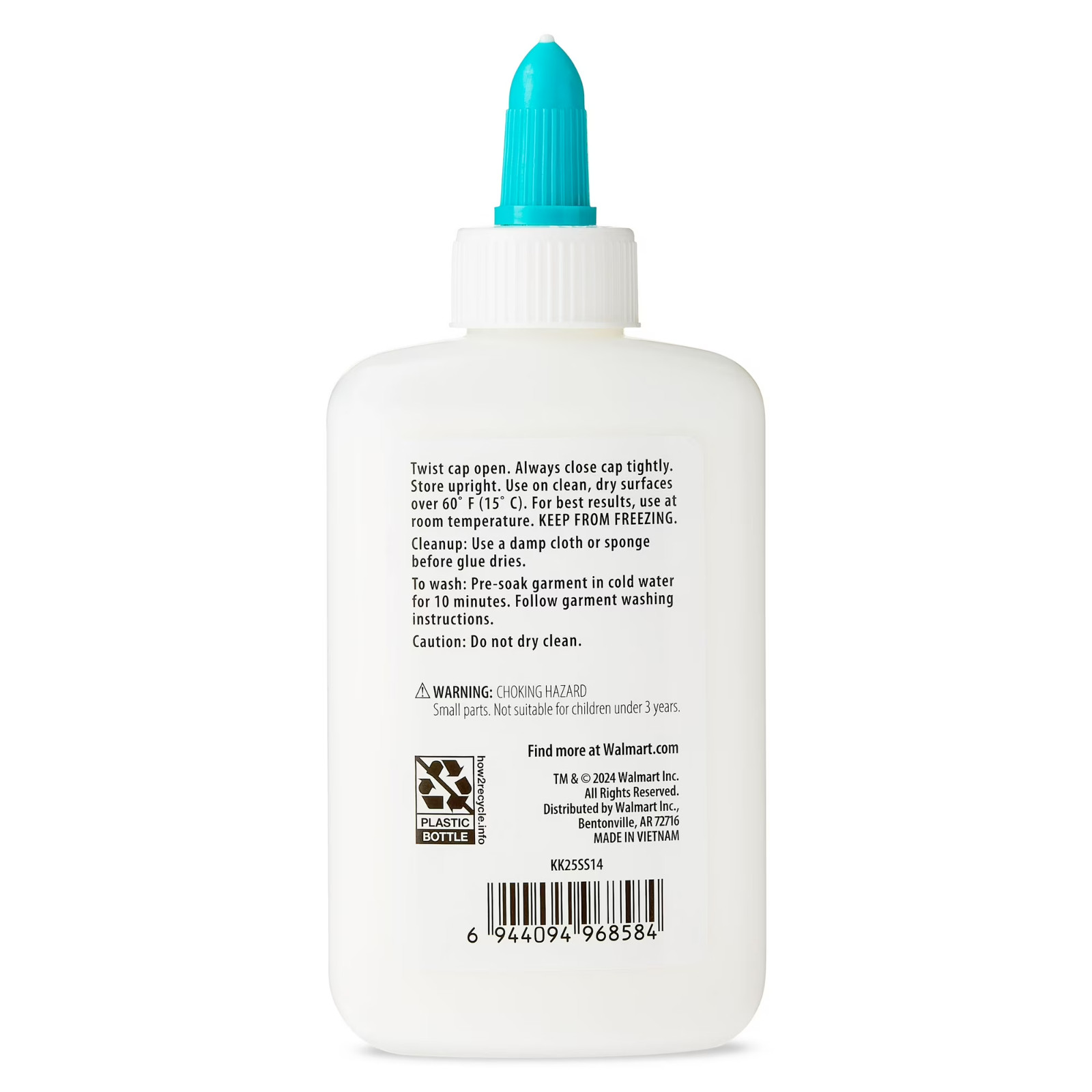 School Glue, White, Washable, 4 fl oz