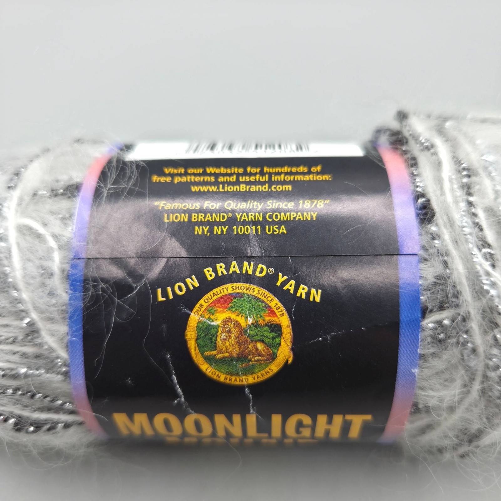 Lion Brand Moonlight Mohair Yarn Arctic Circle Acrylic Mohair 50g Machine Wash