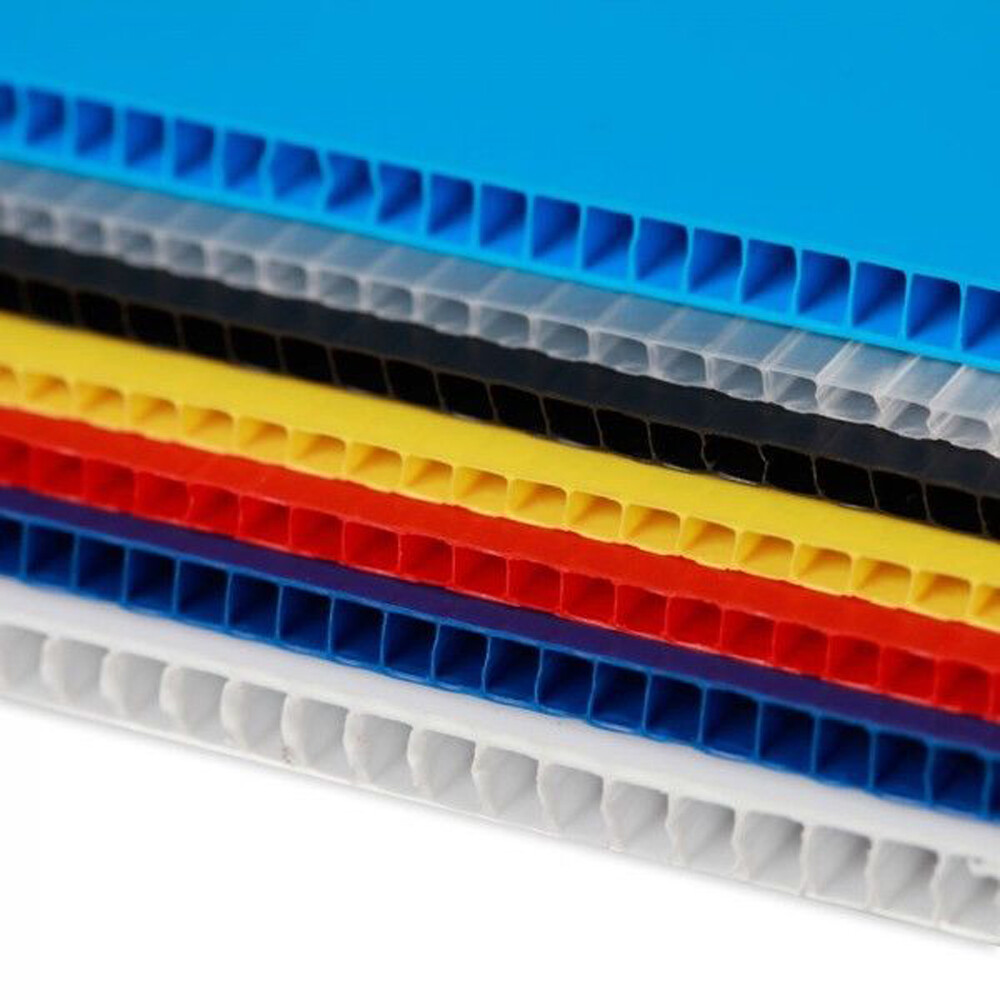 Corrugated Plastic Sign Blank Short Flute 4mm 24″x18″ White or Yellow Sheets NEW