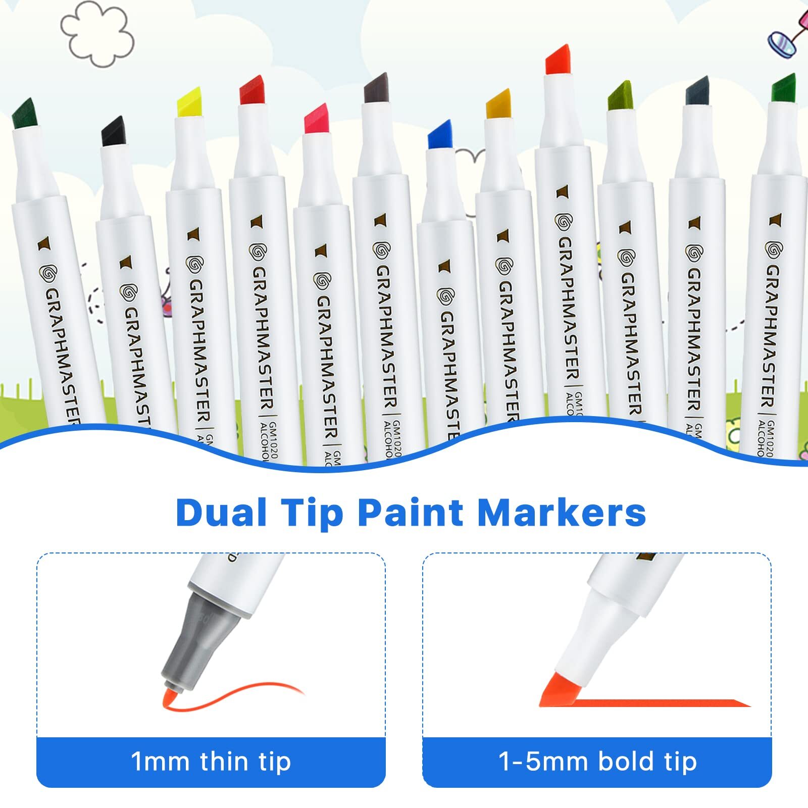 24 Pack Dual Tip Leather Dye Marker Pens Leather Touch up Pen Shoe Marker Lea