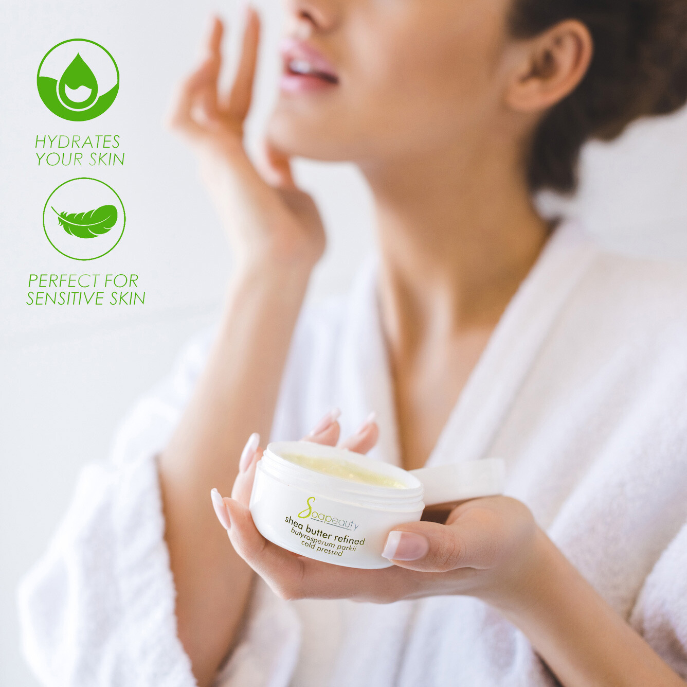 AFRICAN SHEA BUTTER REFINED natural cold pressed from GHANA Soapeauty