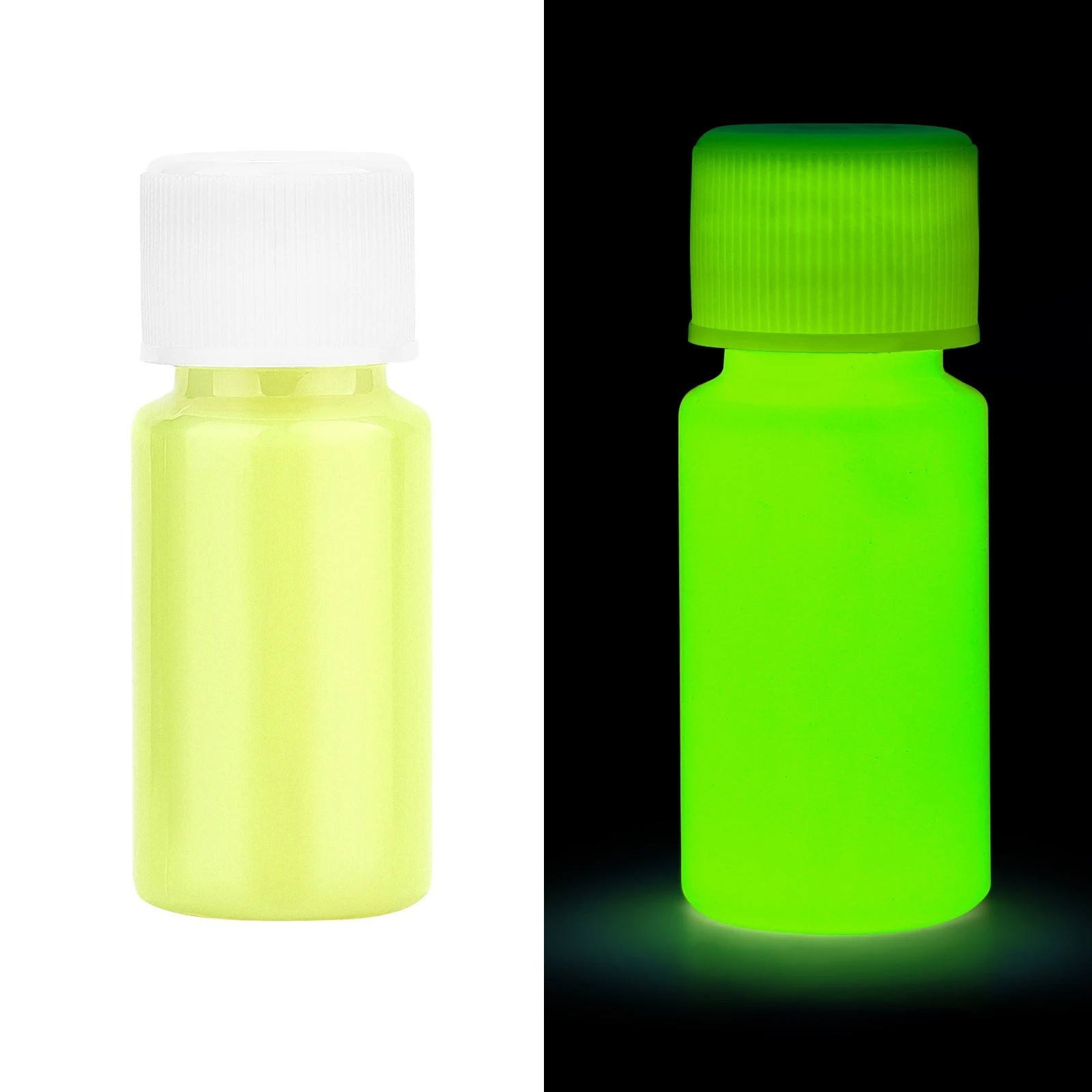 Glow in the Dark Day Visible Paint Acrylic 20g Jars Arts &Crafts Bright