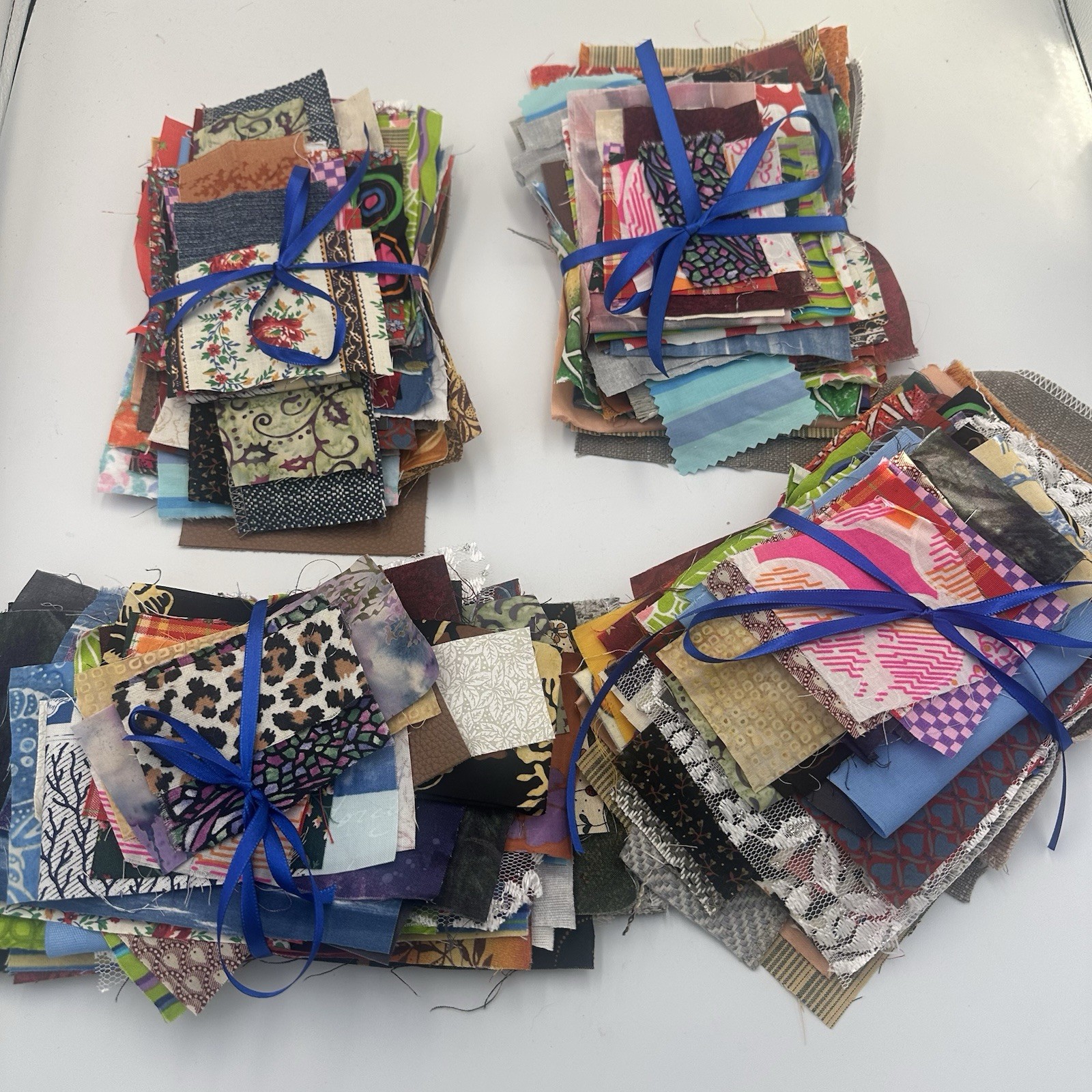 Slow Stitch Novelty Fabric Scraps Junk Journal Scrapbooks Crafts Quilts – Scraps