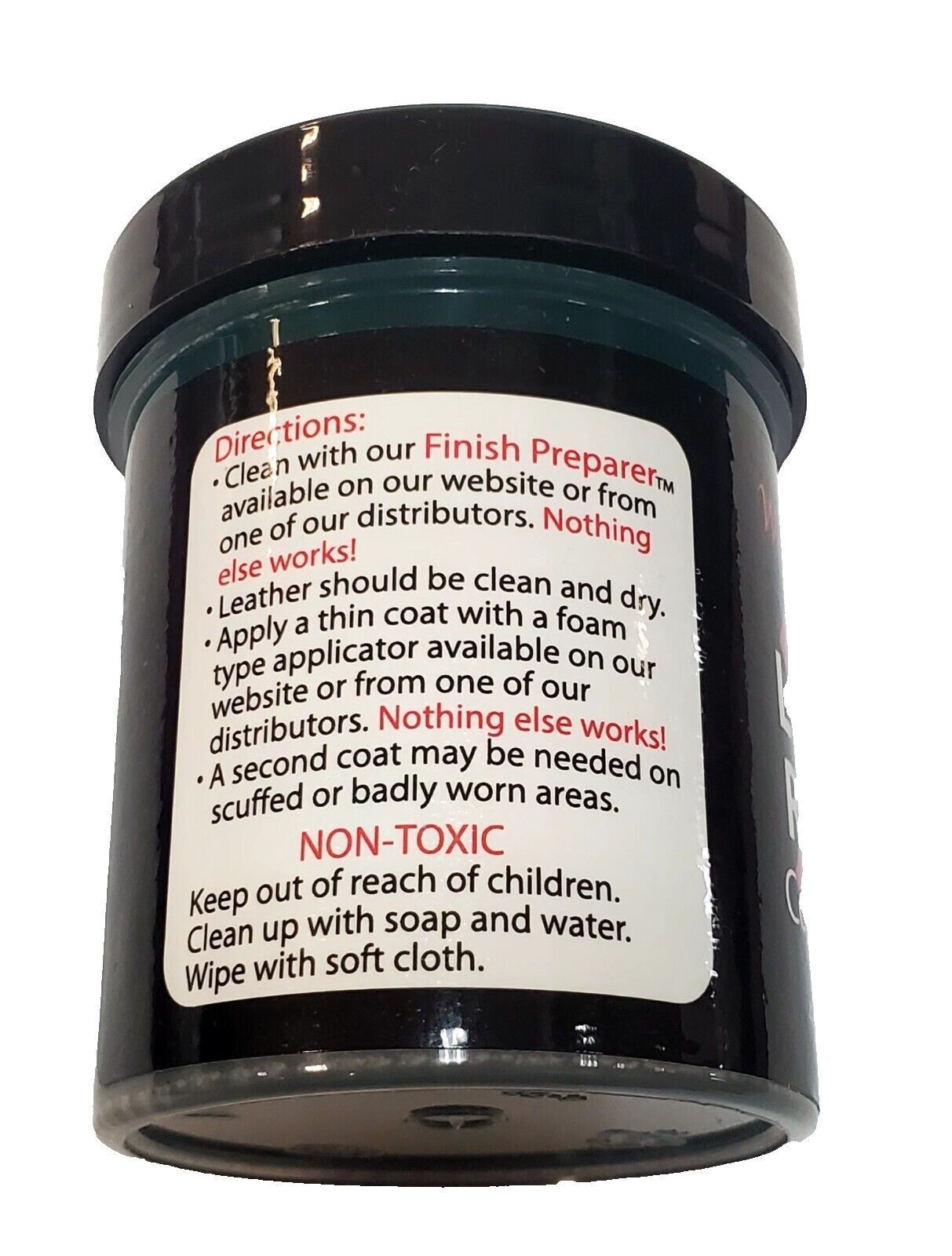 Leather Refinish Color Restore Sofa Handbag Shoe Forest Green 4.oz Leather Dye