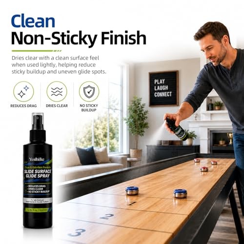 6.76 fl oz Slide Surface Glide Spray Kit, Odorless Glide Polish to Help Reduce