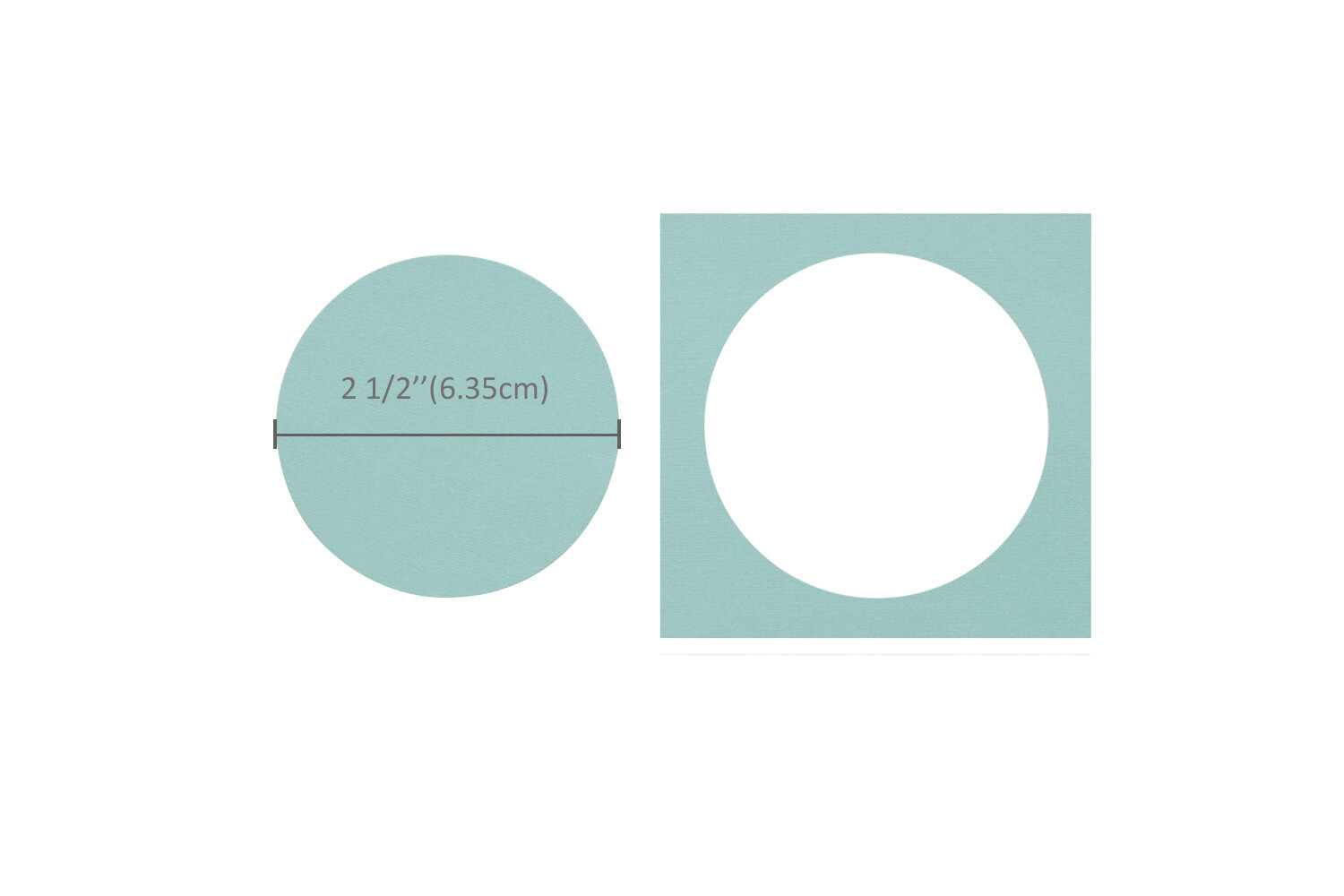 Bira Craft 2.5 inch Circle Lever Action Craft Punch for Paper Crafting