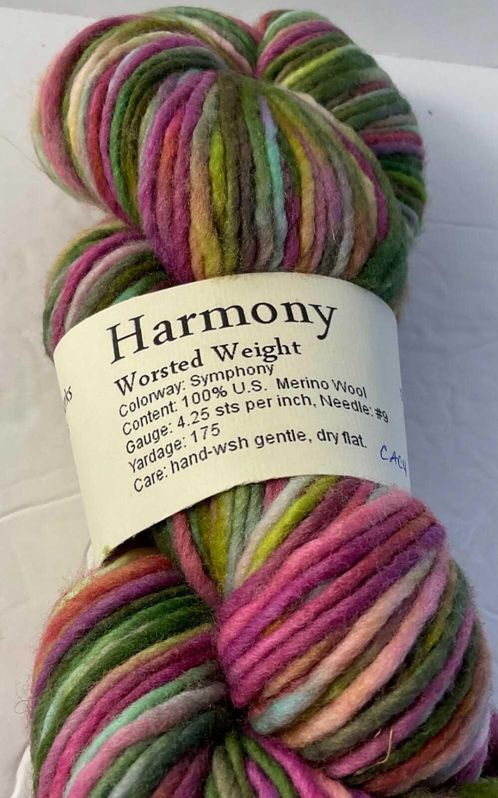 Cottage Dyeworks New Harmony Yarn Unit of 1 Symphony Greens/Pinks