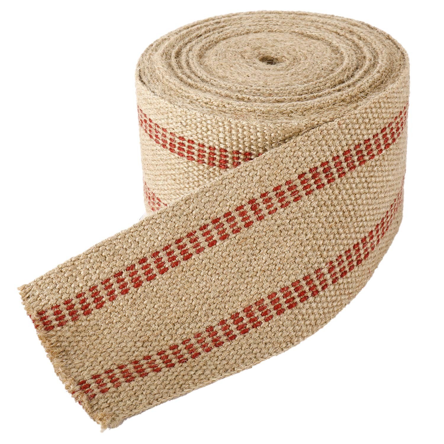 Craft Jute Webbing Tape, 3.5″ x 10 Yd,Upholstery Straps Heavy-Duty for Chair …