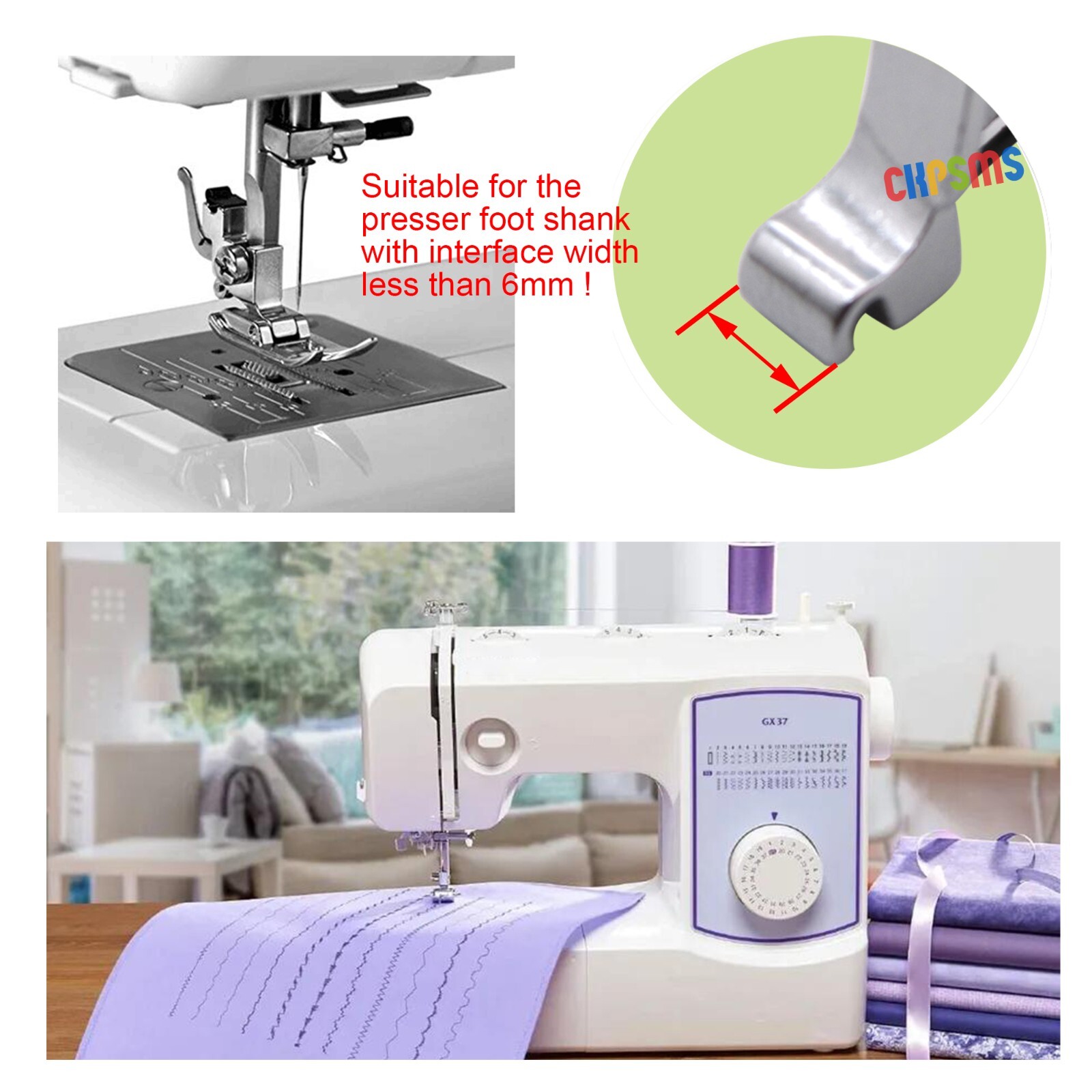 42‑Pcs Low‑Shank Presser Feet Set – Fits Brother, Singer, Janome, Elna, Kenmore