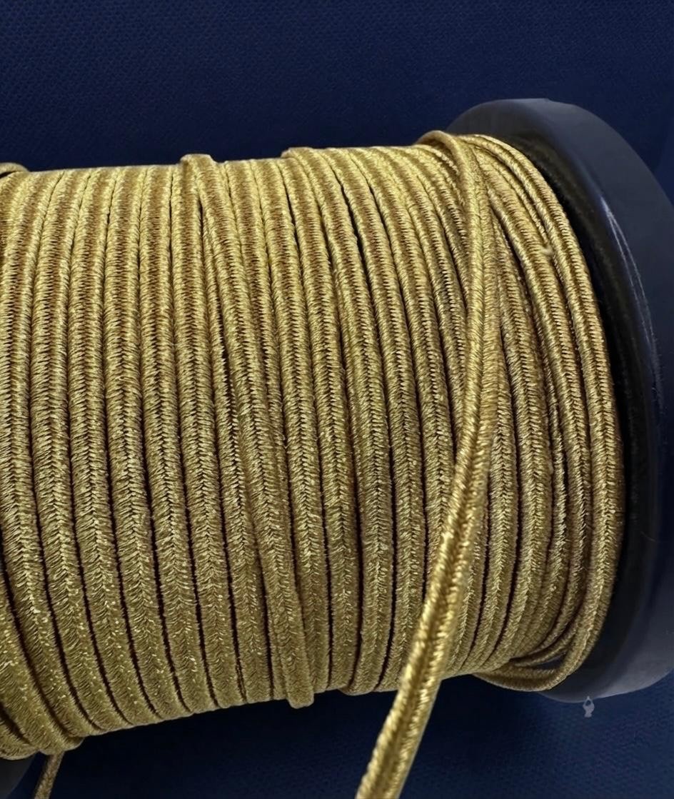 4mm Russia Braid Soutache Cord 100 Meters Gold Sewing Trim Craft Decor