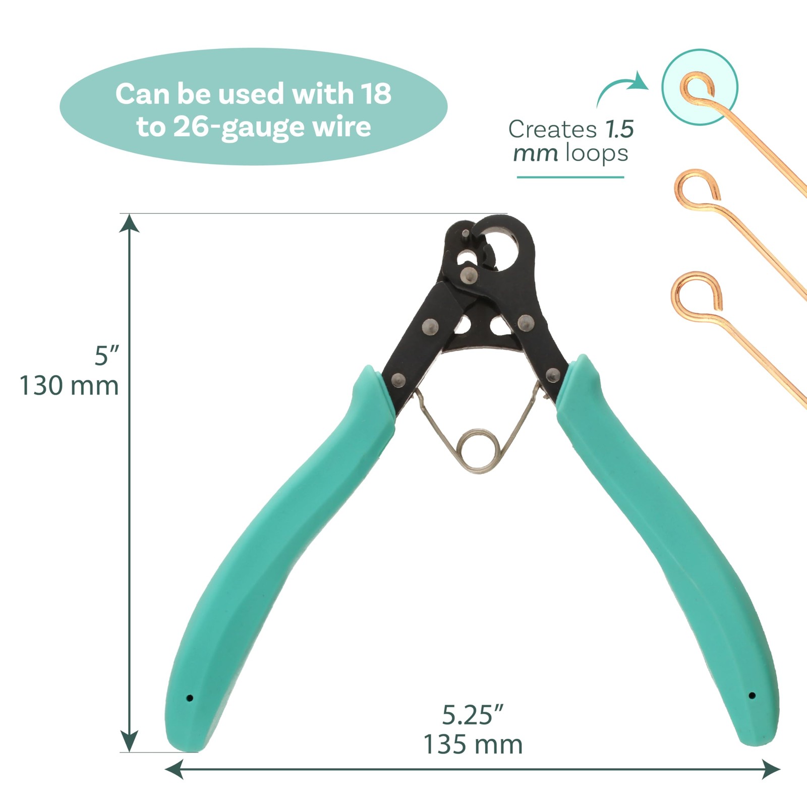 The Beadsmith Vintaj One Step Looper – Create and Trim Consistent 1.5 mm Loops