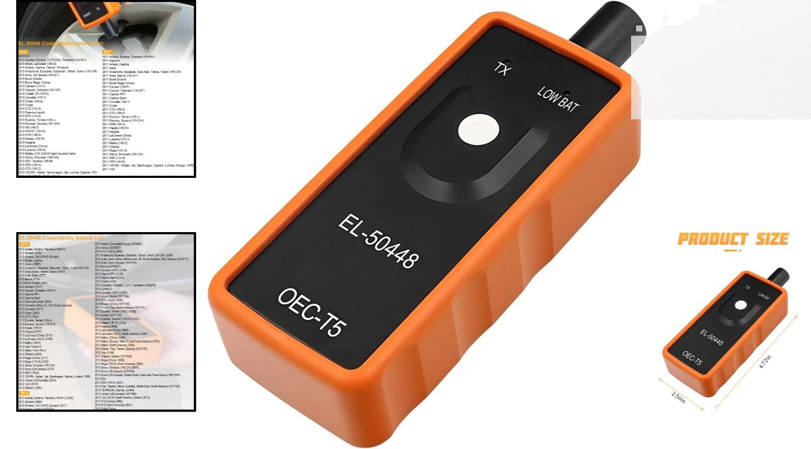 Automotive Tire Pressure Sensor Reset Tool – TPMS Tire Monitor Gauge