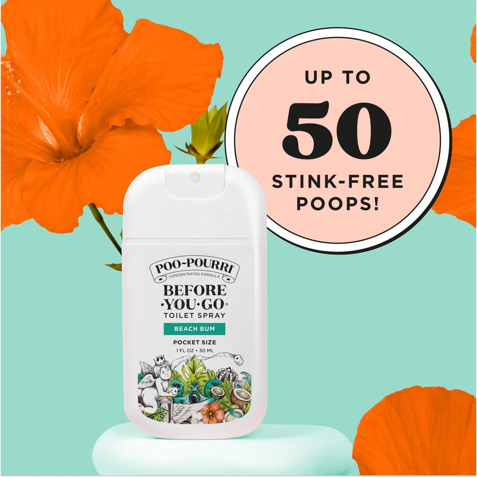 Poo-Pourri Before-You-Go Pocket Toilet 1 Fl Oz (Pack of 1), does not apply