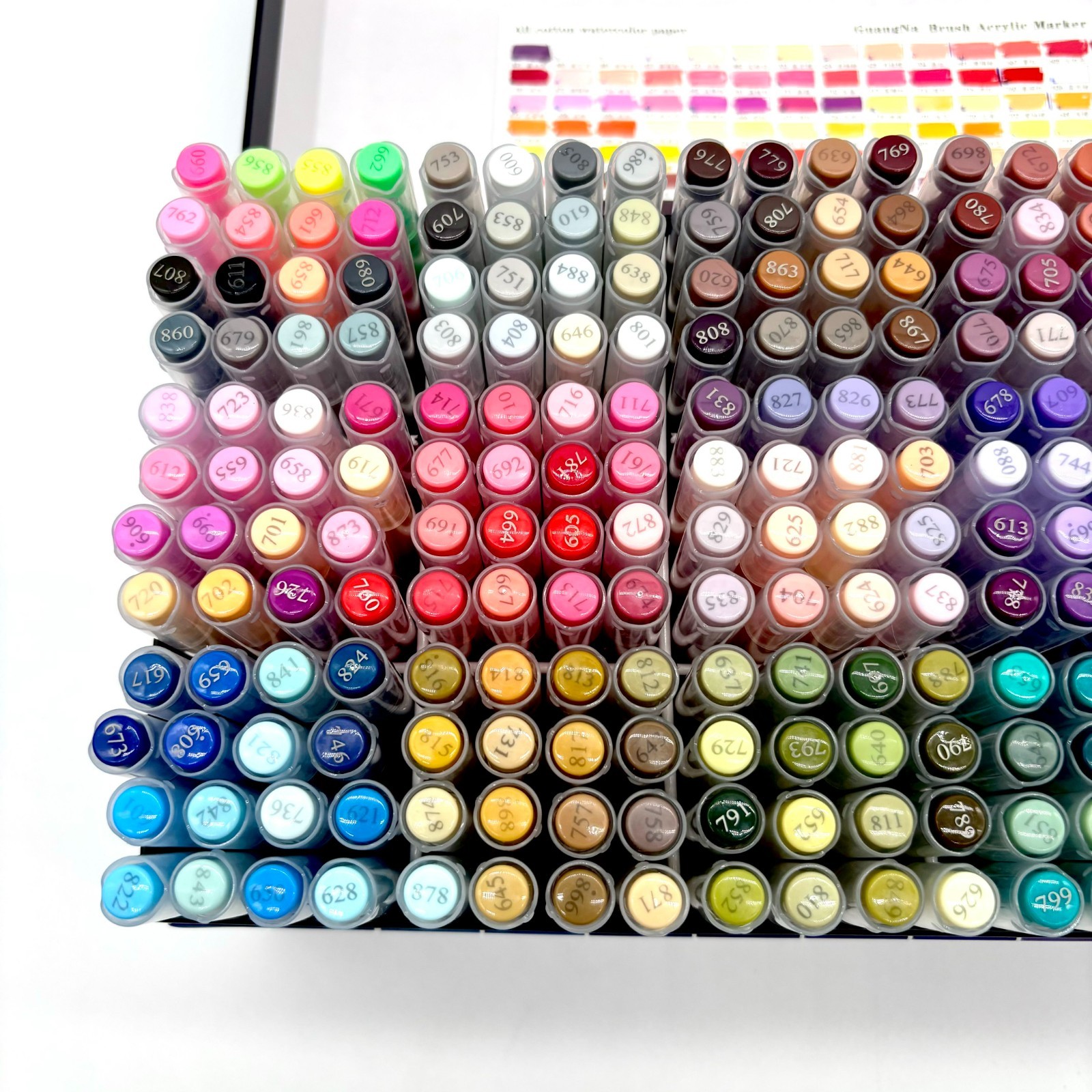 GuangNa Non-Toxic Brush Water-Based Acrylic Marker GN. 8101-288 – 288 Colors