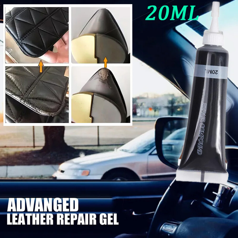 20ml Car Seat Sofa Leather Repair Kit Vinyl Filler DIY Patch Rip Holes New