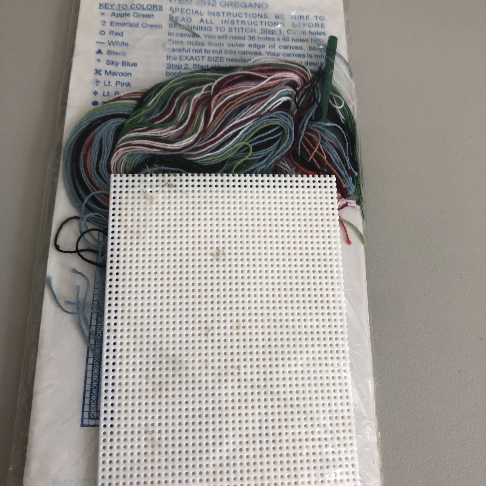 Oregano Plant Poke Item# 2642 Cross Stitch Kit NMI NOS