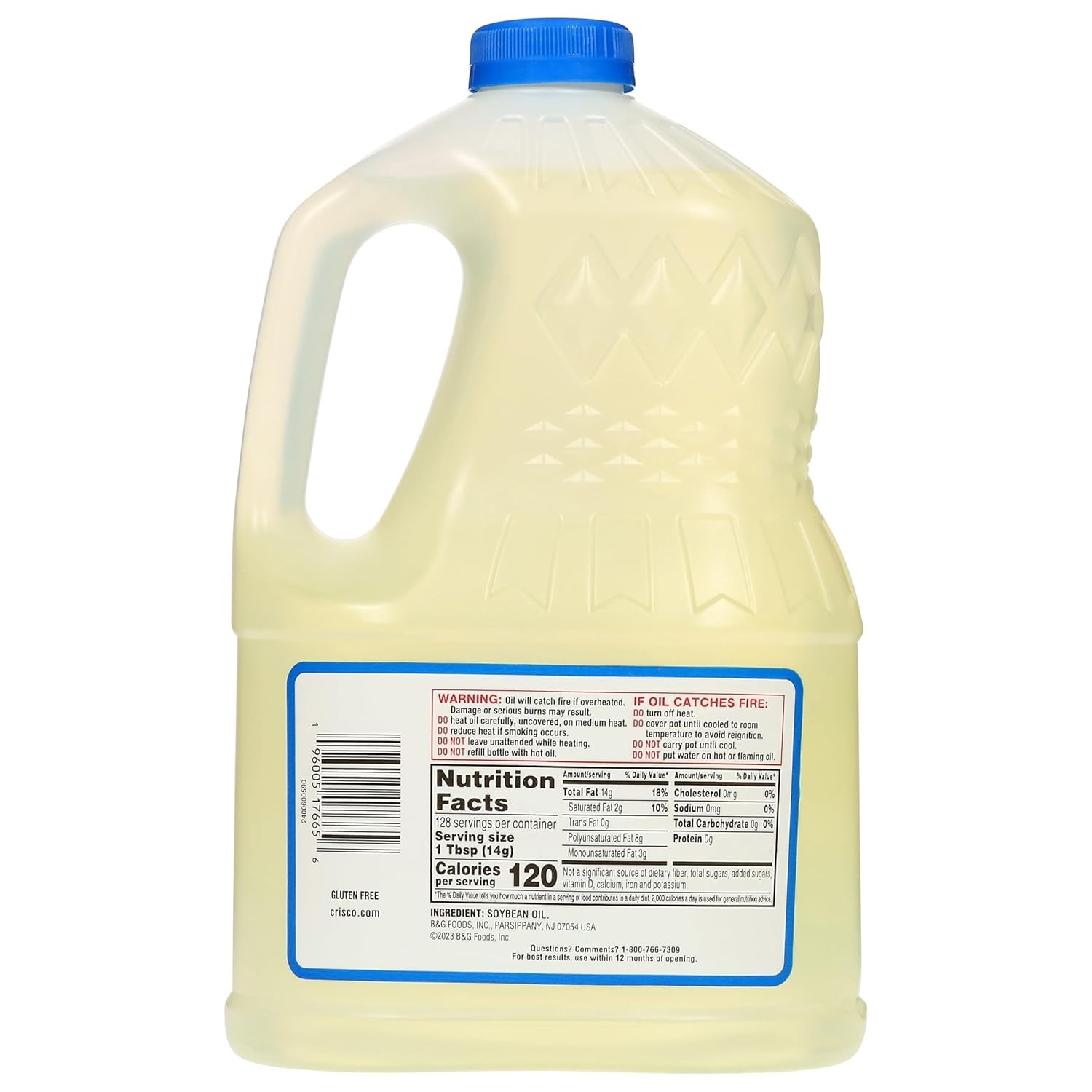 Crisco Pure Vegetable Oil 64 fl oz – Cooking Oil, Packaging May Vary.