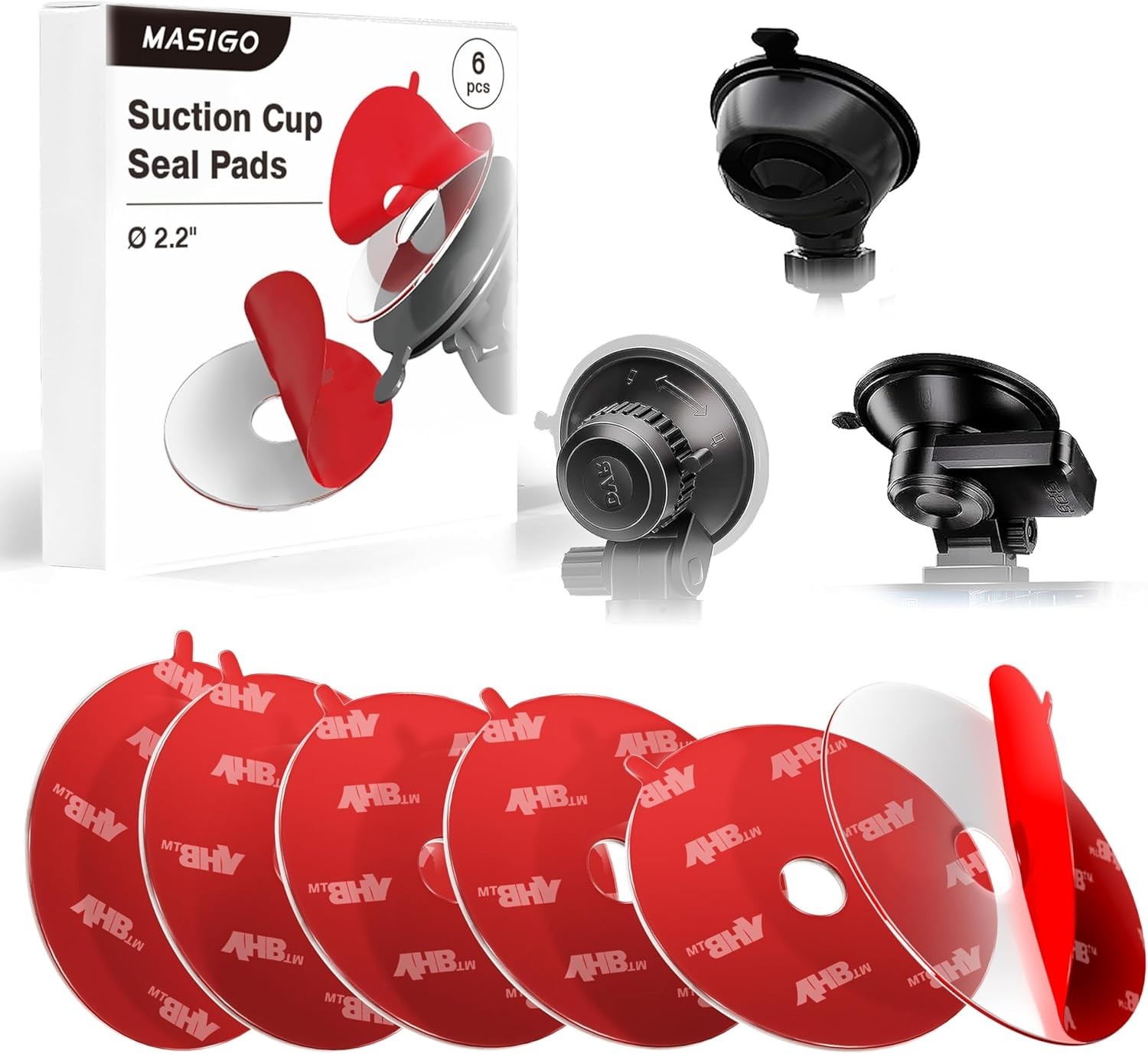 Clear Double-Sided Acrylic Foam Mounting Tape for Dash Cam Suction Cups