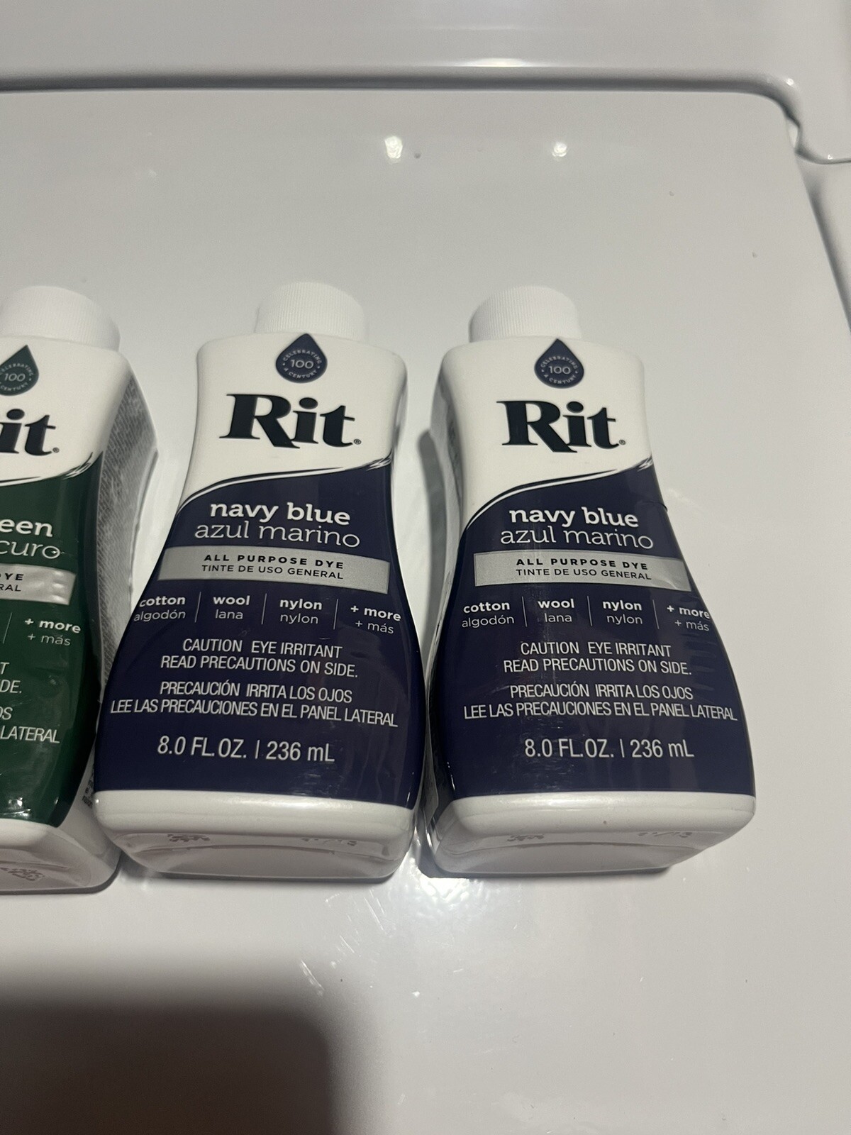 Rit All Purpose Liquid Dye, Black,blue, Green – 8oz