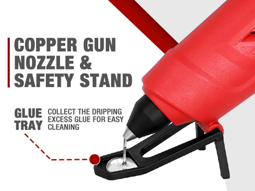 Arrow Heavy Duty Hot Glue Gun Kits w/12PC Glue Gun Sticks High/Low Temp Glue Gun