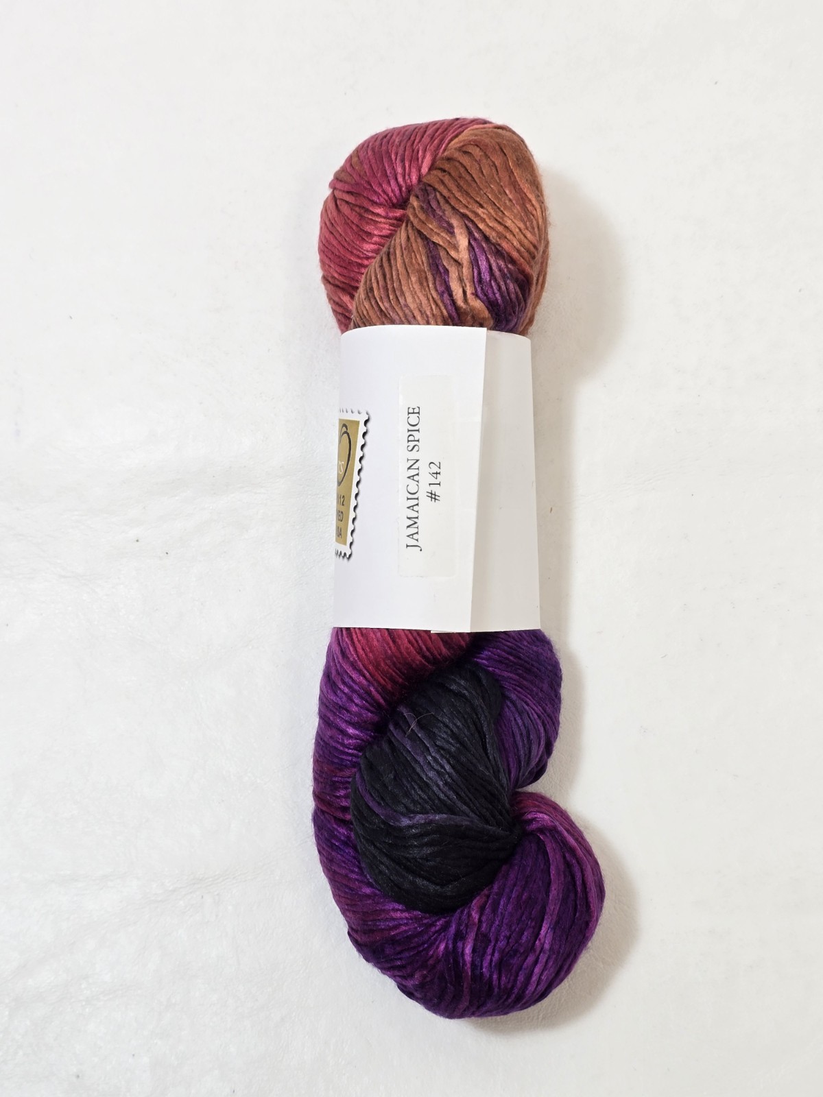 Jamaica Spice Fiesta Yarns LA LUZ 100% Mulberry Silk 210yds 2oz Discontinued