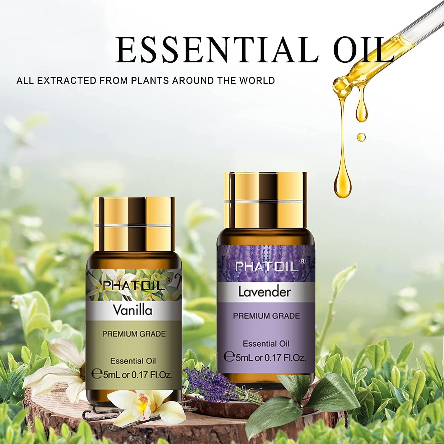 Best Essential Oil & Fragrance Oils Set Therapeutic Aromatherapy-Free Shipping