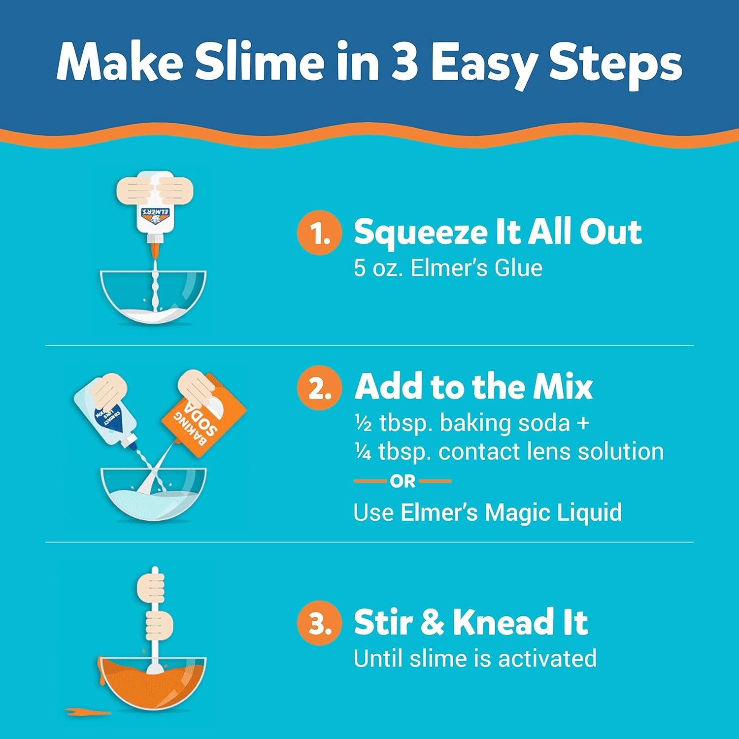 Elmer’s Washable Clear School Glue – 5oz, 24 Count – Ideal for Slime & Crafts