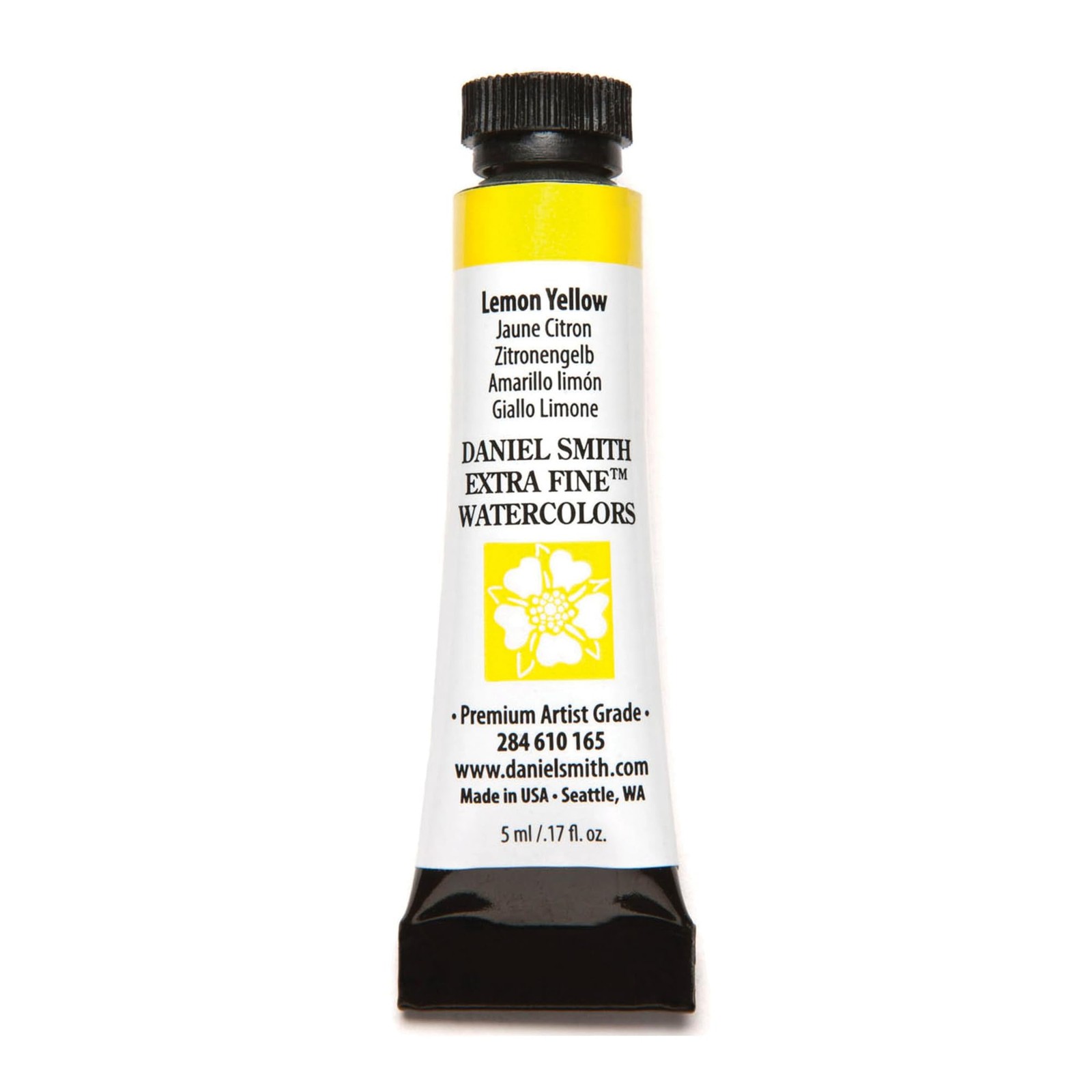 Extra Fine Watercolor Paint, 5ml Tube, Lemon Yellow, 284610165, 0.17 Fl Oz (P…