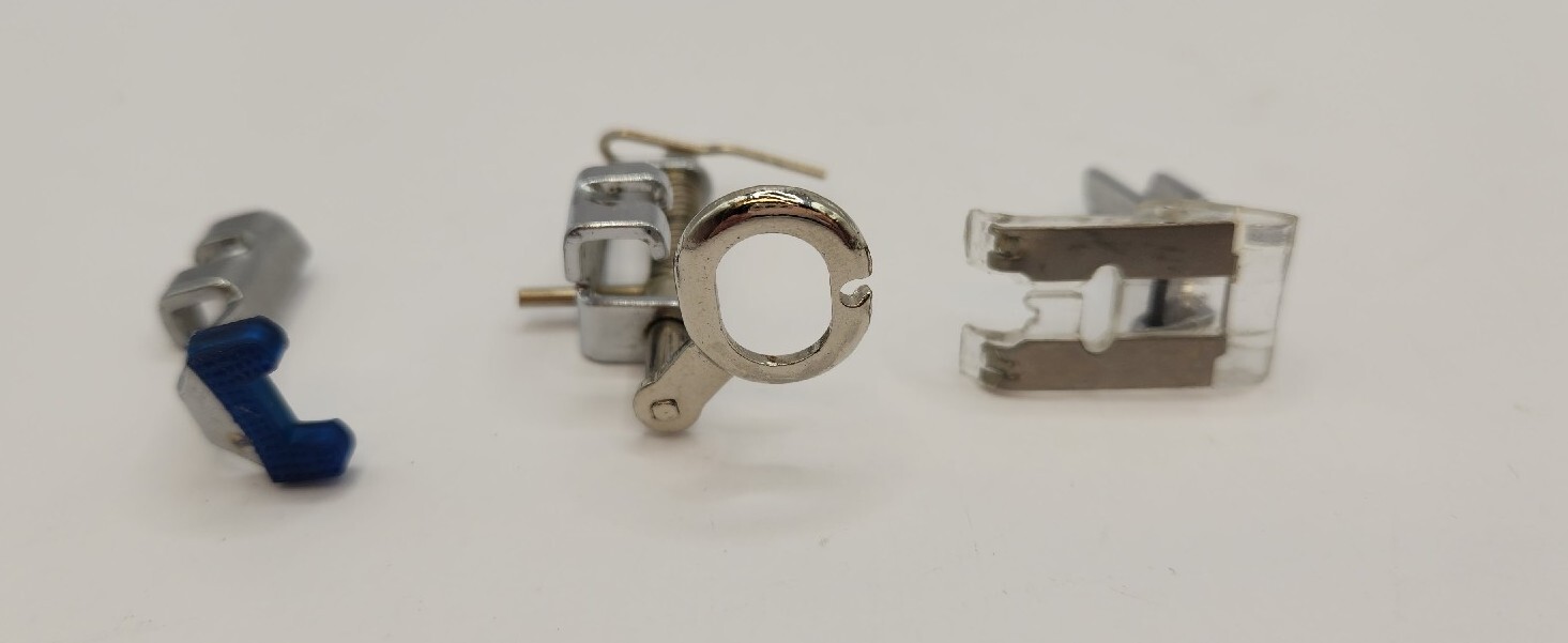 Bundle of 8 Sewing Machine Foot Parts–None Marked