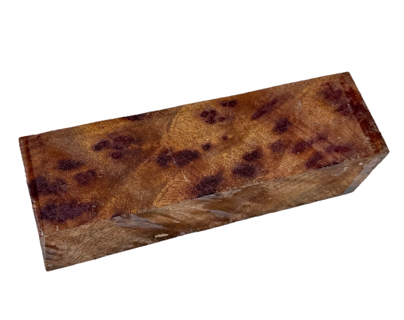 Camphor burl wood turning blank 1-3/4″ x 1-3/4” x 6-1/8″ (b48) dried