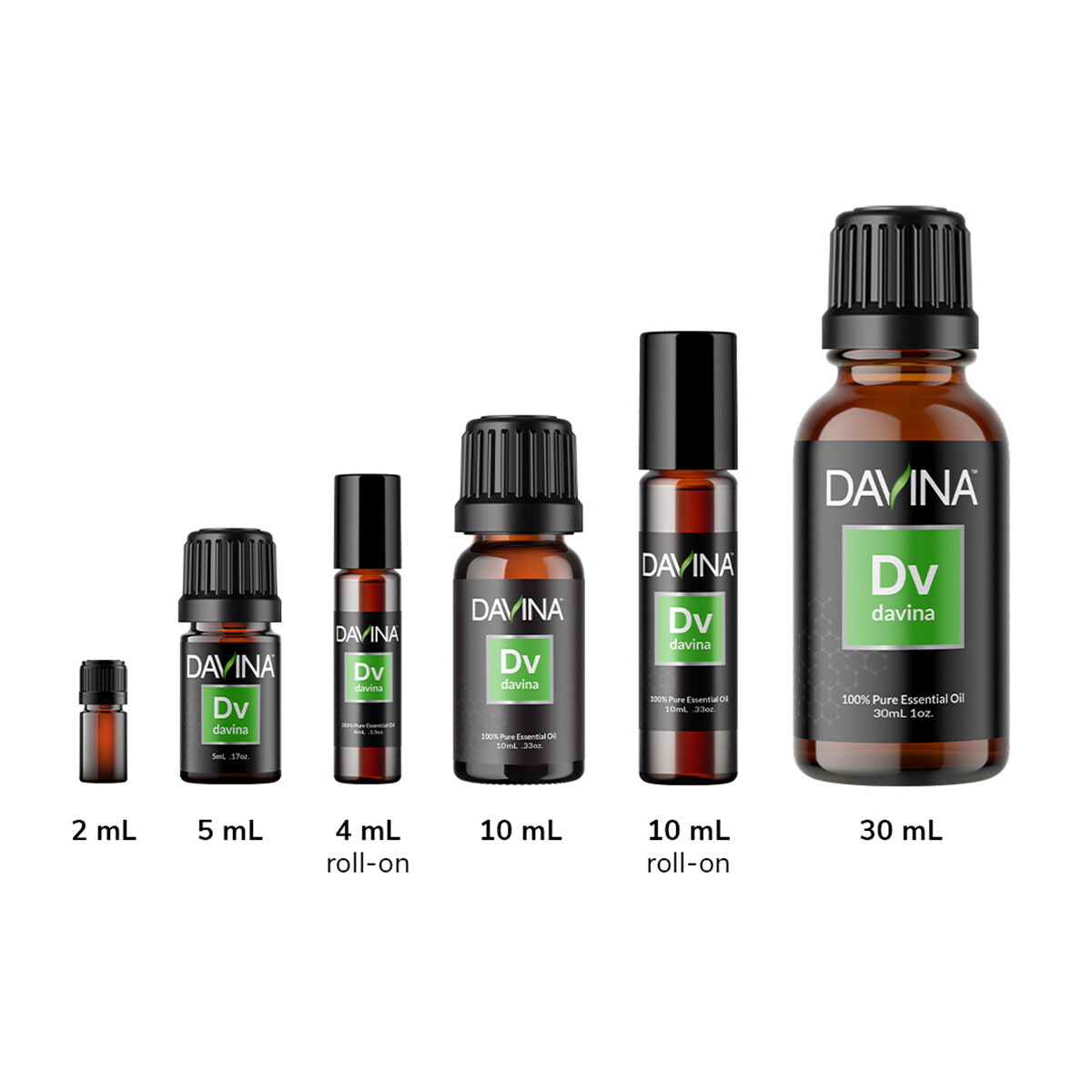 100% Pure Therapeutic Grade Essential Oil Singles by Davina Wellness