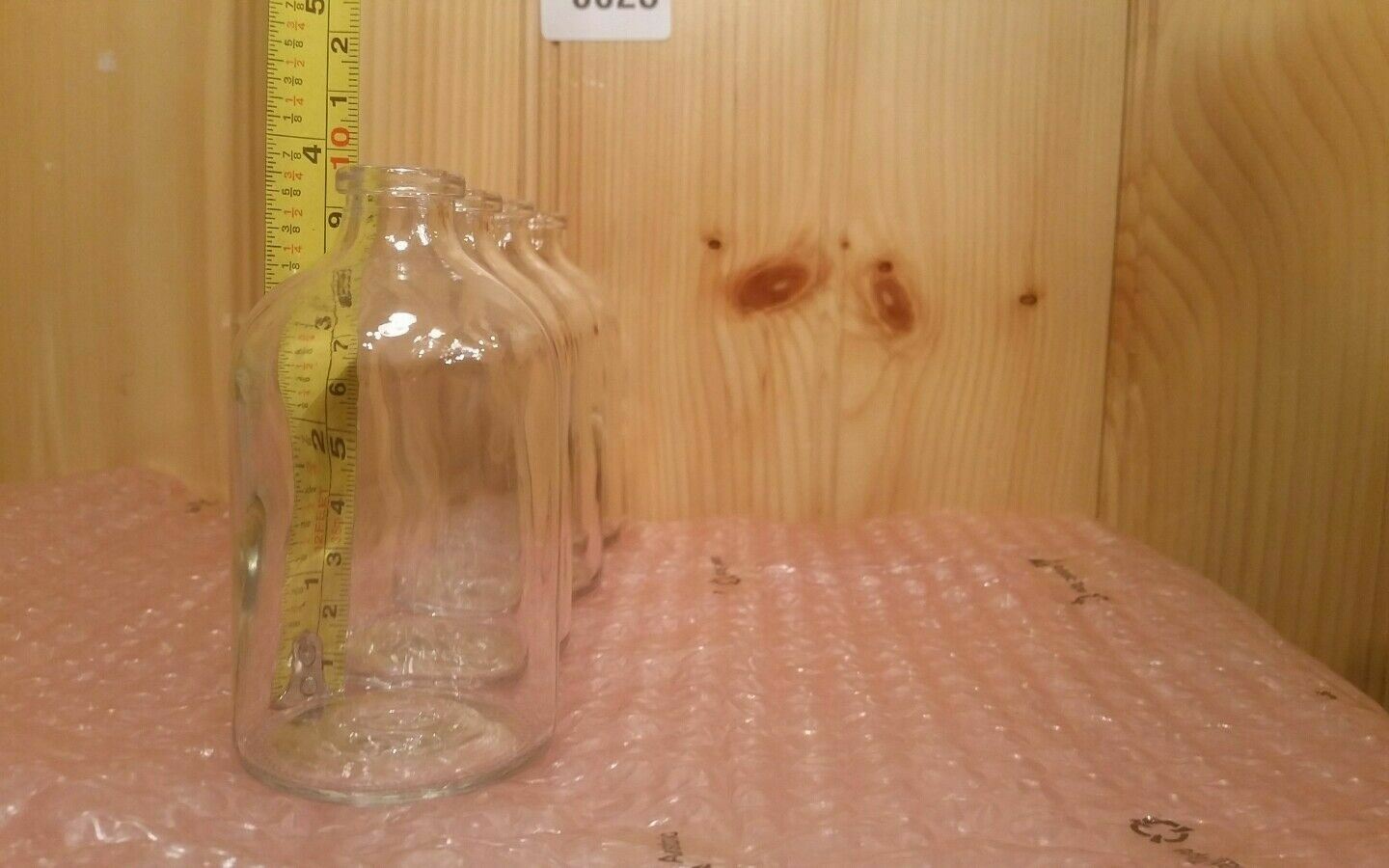 4Pcs 100ml Clear Glass Bottles Small Empty Transparent Vial NO LID