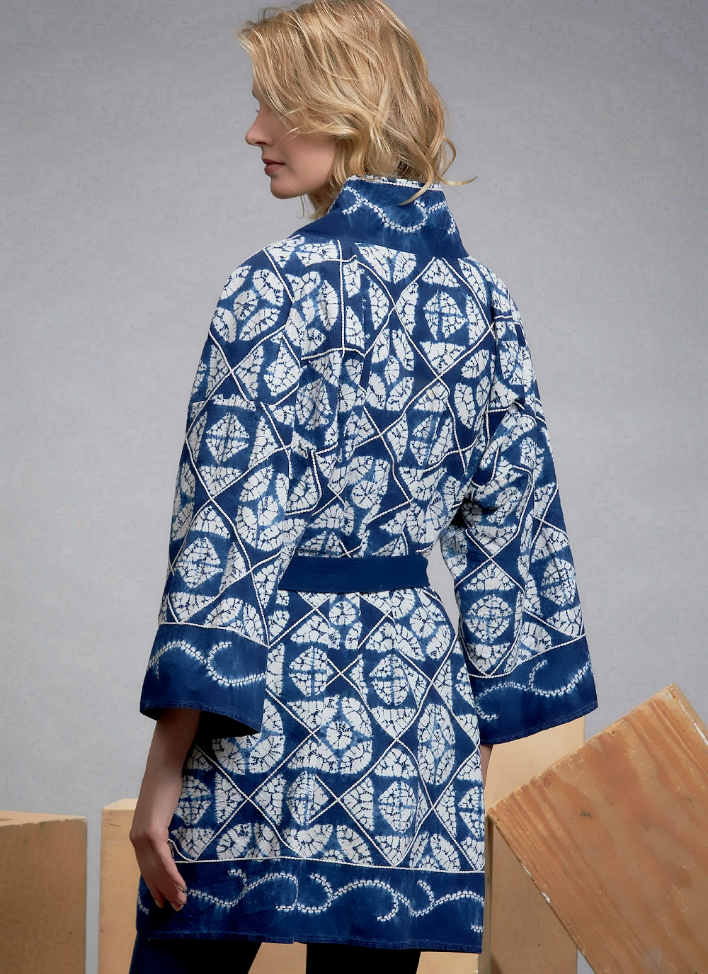 Misses Kimono & Belt Sewing Pattern~Easy to Sew Comfort (All Sizes) Vogue 1610