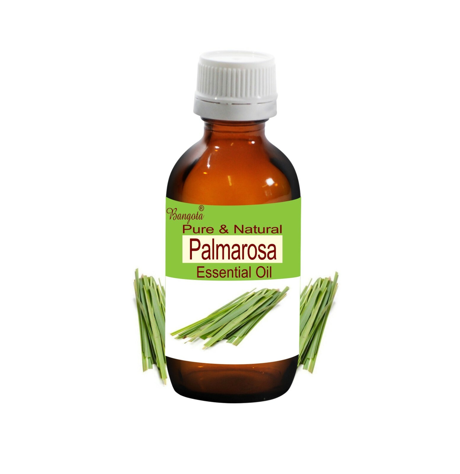 Palmarosa Essential Oil Cymbopogon martinii Floral Aroma Bangota 5ml ( 0.17 Oz)