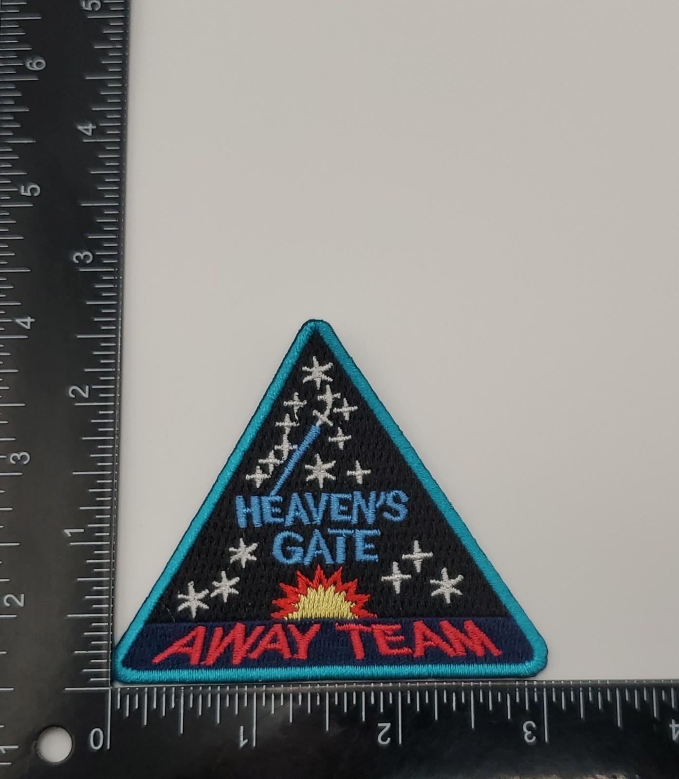 Vintage Heaven’s Gate Away Team Cult Patch. Embroidered. Iron On. 3″x2.5″