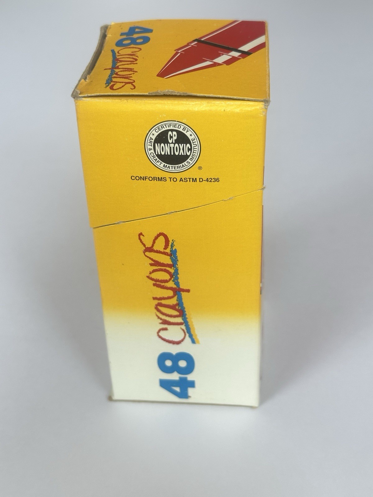 Vintage KMART Crayons Non Toxic Box of 48 Colors Collectible Advertising 1990s