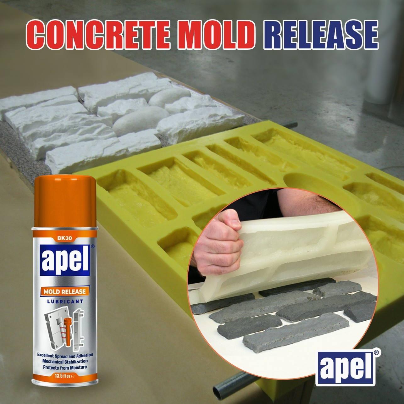 Mitreapel Silicone Mold Release Spray (14.4 oz) Release Agent Aerosol Spray